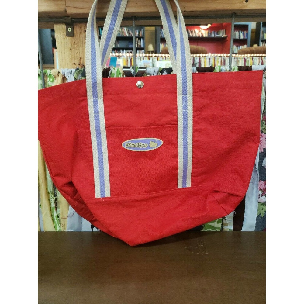 NWOT Large Hello Kitty Canvas Tote Bag 18"x13.5"